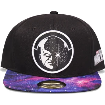 Gorra plana negra y violeta snapback What If...? Marvel Comics de Difuzed