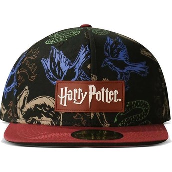 Gorra plana negra y roja snapback Harry Potter de Difuzed