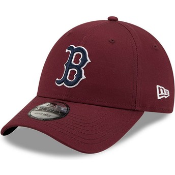 Gorra curva granate ajustable 9FORTY League Essential de Boston Red Sox MLB de New Era