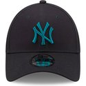 gorra-curva-azul-marino-ajustable-con-logo-azul-9forty-league-essential-de-new-york-yankees-mlb-de-new-era
