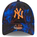 gorra-curva-azul-ajustable-con-logo-naranja-9forty-ray-scape-de-new-york-yankees-mlb-de-new-era