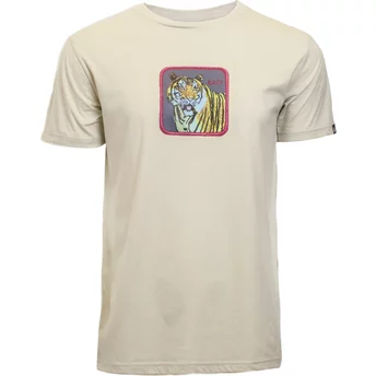 Camiseta de manga corta beige tigre Easy Clawsome The Farm de Goorin Bros.