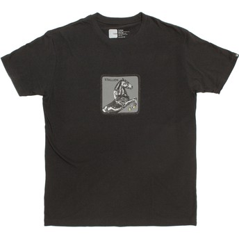 Camiseta de manga corta negra caballo Stallion Very Stable The Farm de Goorin Bros.
