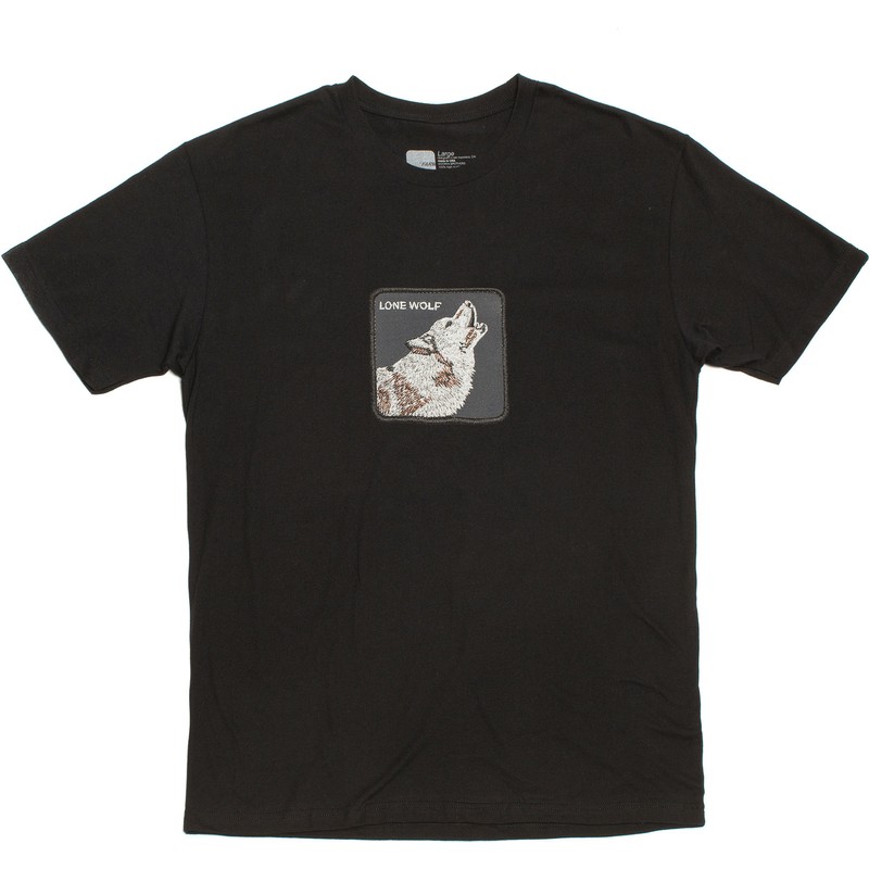camiseta-de-manga-corta-negra-lobo-lone-wolf-lobo-solitario-pawsome-the-farm-de-goorin-bros