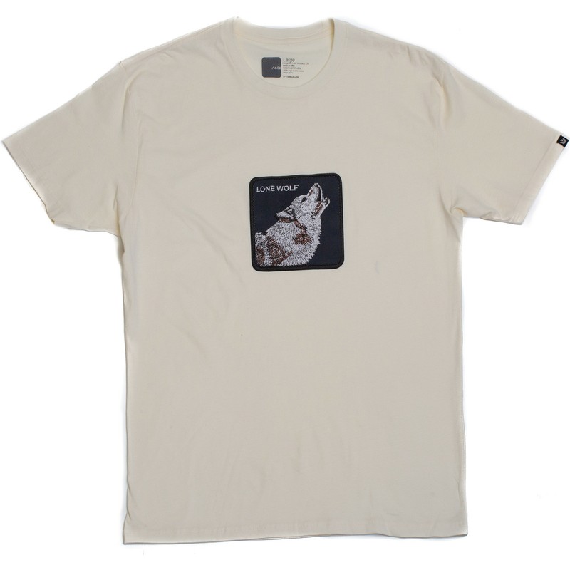 camiseta-de-manga-corta-beige-lobo-lone-wolf-pawsome-the-farm-de-goorin-bros
