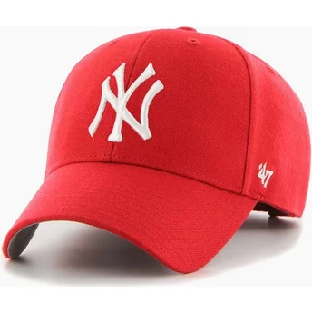 Gorra curva roja snapback MVP de New York Yankees MLB de 47 Brand