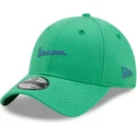 gorra-curva-verde-ajustable-9forty-essential-de-vespa-piaggio-de-new-era