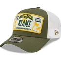 gorra-trucker-verde-a-frame-license-plate-de-miami-florida-de-new-era