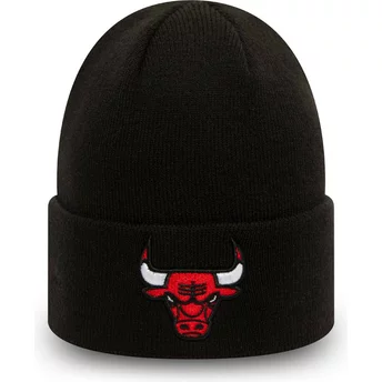 Gorro negro Essential Cuff de Chicago Bulls NBA de New Era