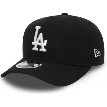 Gorra curva negra snapback 9FIFTY Stretch Snap de Los Angeles Dodgers MLB de New Era