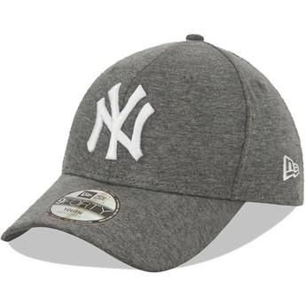 Gorra curva gris ajustable para niño 9FORTY Jersey Essential de New York Yankees MLB de New Era