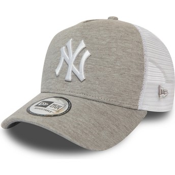 Gorra trucker gris y blanca A Frame Jersey Essential de New York Yankees MLB de New Era