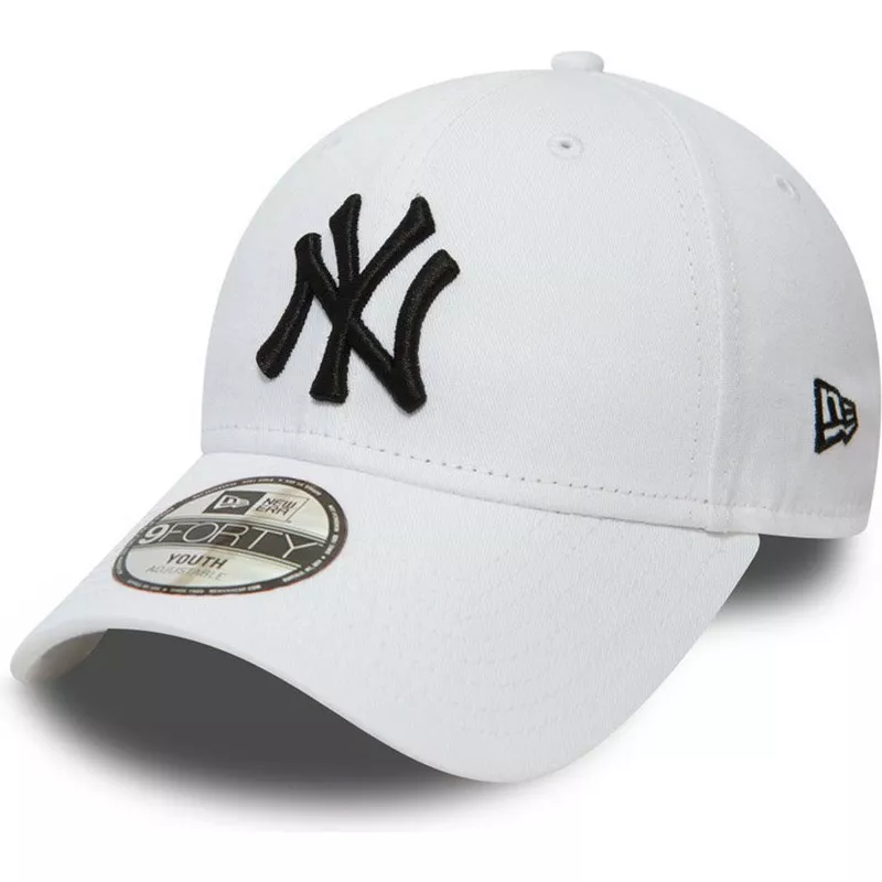 gorra-curva-blanca-ajustable-para-nino-9forty-league-essential-de-new-york-yankees-mlb-de-new-era