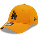 gorra-curva-naranja-ajustable-con-logo-negro-9forty-league-essential-de-los-angeles-dodgers-mlb-de-new-era