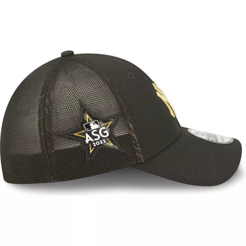 gorra-trucker-negra-ajustada-con-logo-dorado-39thirty-all-star-game-de-new-york-yankees-mlb-de-new-era