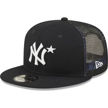 Gorra trucker plana azul marino 9FIFTY All Star Game de New York Yankees MLB de New Era