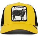 gorra-trucker-amarilla-y-negra-oveja-the-black-sheep-the-farm-de-goorin-bros