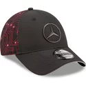 gorra-curva-negra-y-roja-ajustable-9forty-esports-grand-prix-de-mercedes-formula-1-de-new-era