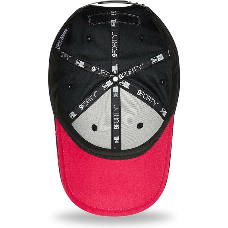 gorra-curva-roja-y-negra-ajustable-9forty-esports-grand-prix-de-mercedes-formula-1-de-new-era