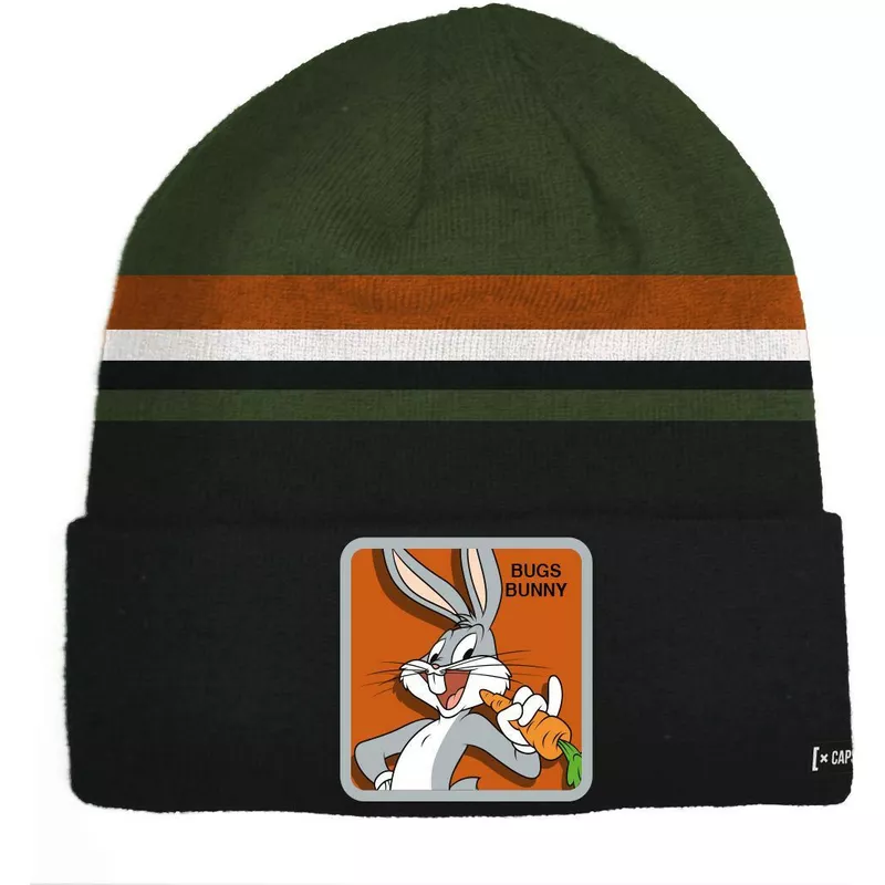 gorro-negro-marron-y-verde-bugs-bunny-bon-bun3-looney-tunes-de-capslab