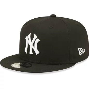 Gorra plana negra snapback 9FIFTY COOPS de New York Yankees MLB de New Era