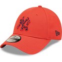 gorra-curva-roja-ajustable-con-logo-azul-marino-9forty-seasonal-infill-de-new-york-yankees-mlb-de-new-era