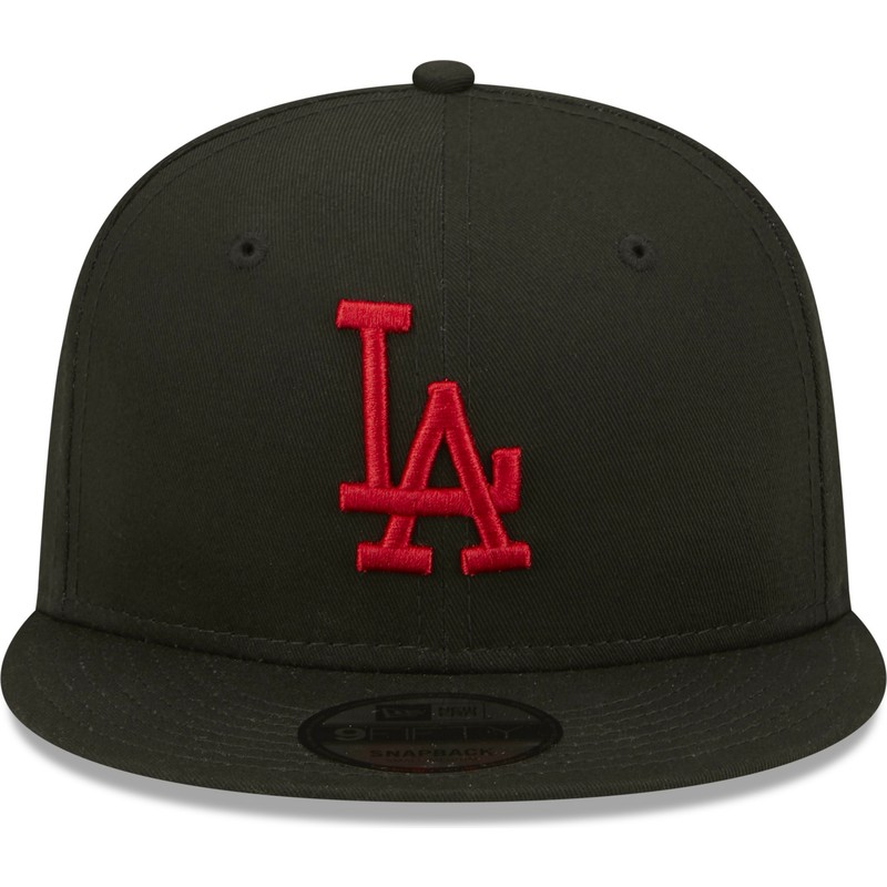 gorra-plana-negra-snapback-con-logo-rojo-9fifty-league-essential-de-los-angeles-dodgers-mlb-de-new-era