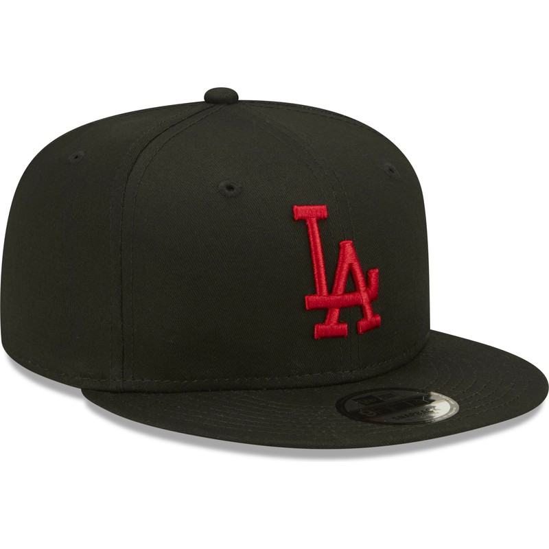 gorra-plana-negra-snapback-con-logo-rojo-9fifty-league-essential-de-los-angeles-dodgers-mlb-de-new-era