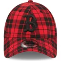 gorra-curva-roja-ajustable-con-logo-negro-9forty-plaid-de-boston-red-sox-mlb-de-new-era
