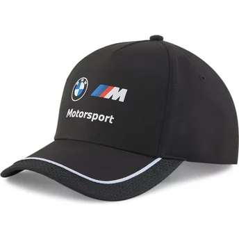 Gorra curva negra ajustable Motorsport BB de BMW de Puma