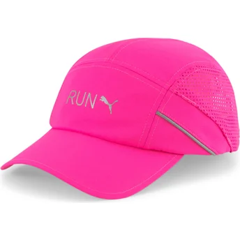 Gorra curva rosa ajustable Lightweight Runner de Puma
