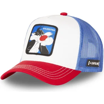 gorra-trucker-blanca-azul-y-roja-silvestre-sy2-looney-tunes-de-capslab