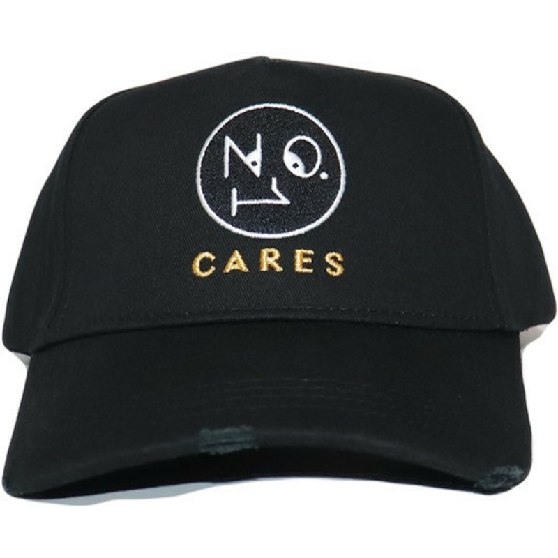 gorra-curva-negra-ajustable-no1-cares-distressed-black-gold-logo-de-the-no1-face