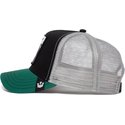 gorra-trucker-negra-y-verde-tigre-the-white-tiger-the-farm-de-goorin-bros
