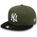 gorra-plana-verde-y-negra-snapback-9fifty-colour-block-de-new-york-yankees-mlb-de-new-era