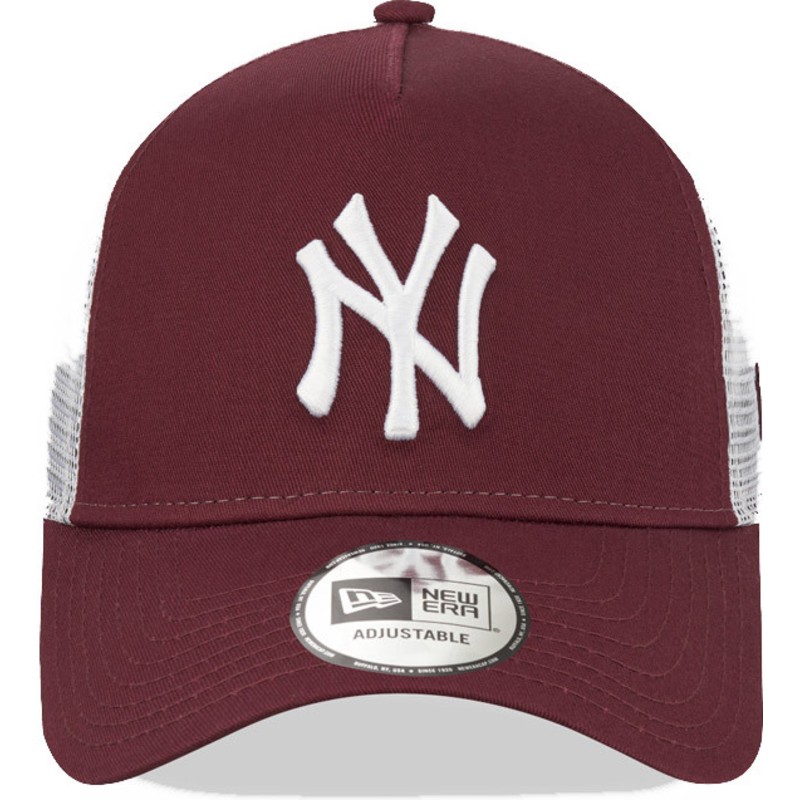 gorra-trucker-granate-y-blanca-9forty-a-frame-de-new-york-yankees-mlb-de-new-era