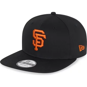 Gorra plana negra snapback 9FIFTY Essential de San Francisco Giants MLB de New Era