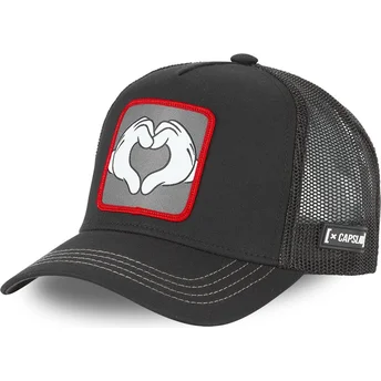 Gorra trucker negra Mickey Mouse Manos HAN1 Disney de Capslab
