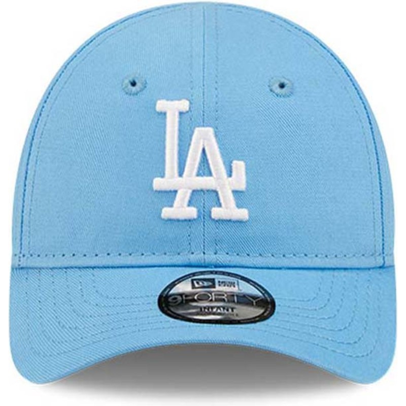 gorra-curva-azul-claro-ajustable-para-nino-pequeno-9forty-league-essential-de-los-angeles-dodgers-mlb-de-new-era