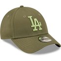 gorra-curva-verde-ajustable-para-nino-con-logo-verde-9forty-league-essential-de-los-angeles-dodgers-mlb-de-new-era