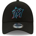 gorra-curva-negra-ajustable-9forty-the-league-de-miami-marlins-mlb-de-new-era