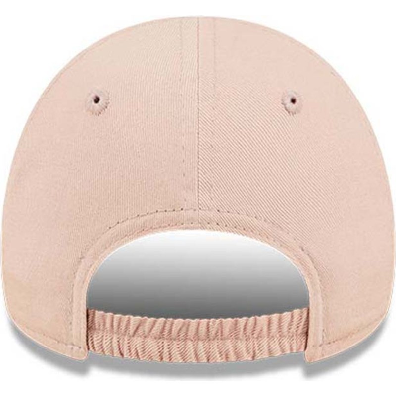 gorra-curva-rosa-ajustable-para-nino-pequeno-9forty-league-essential-de-new-york-yankees-mlb-de-new-era