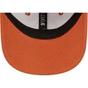 gorra-curva-naranja-ajustable-para-nino-pequeno-con-logo-beige-9forty-league-essential-de-new-york-yankees-mlb-de-new-era