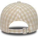 gorra-curva-beige-ajustable-para-mujer-9forty-gingham-de-new-york-yankees-mlb-de-new-era