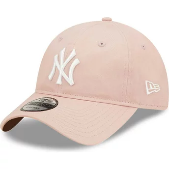 Gorra curva rosa ajustable 9TWENTY League Essential de New York Yankees MLB de New Era
