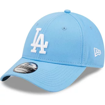 Gorra curva azul ajustable 9FORTY League Essential de Los Angeles Dodgers MLB de New Era