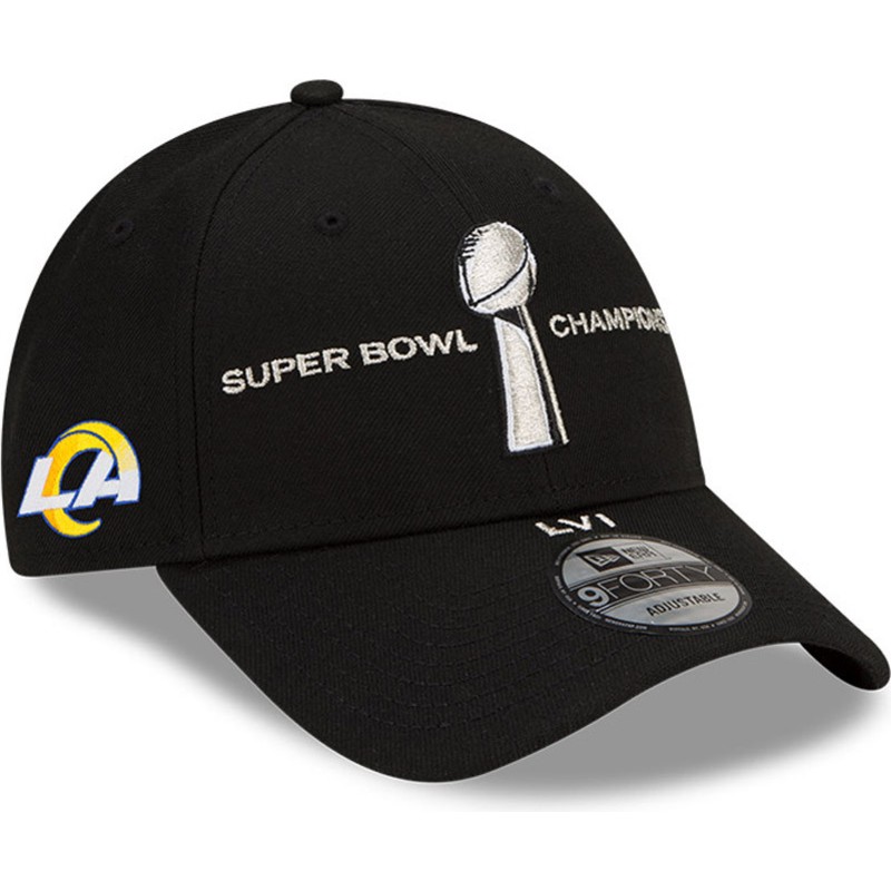 gorra-curva-negra-snapback-9forty-parade-super-bowl-champions-lvi-2022-de-los-angeles-rams-nfl-de-new-era