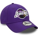 gorra-curva-violeta-ajustable-9forty-print-infill-de-los-angeles-lakers-nba-de-new-era