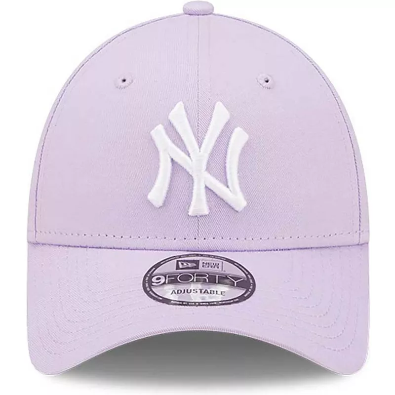 gorra-curva-violeta-ajustable-9forty-league-essential-de-new-york-yankees-mlb-de-new-era