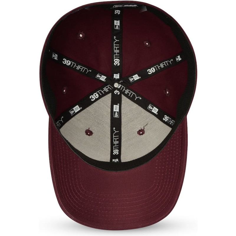 gorra-curva-granate-ajustada-39thirty-league-essential-de-new-york-yankees-mlb-de-new-era